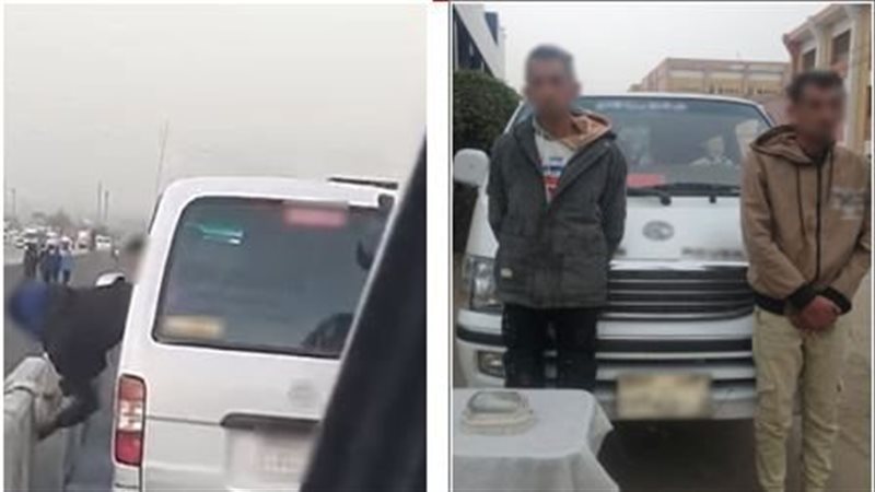 القبض على المتهمين بسرقة كشافات الإنارة 