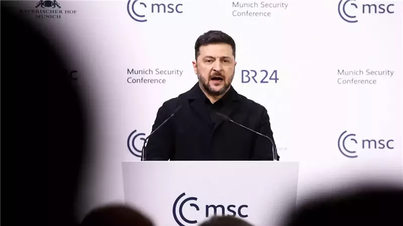 الرئيس الأوكراني فولوديمير زيلينسكي