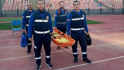 تأمين طبي كامل.. «الإسعاف» تؤمّن مباراة الأهلي والجيش الملكي وفق معايير “فيفا”