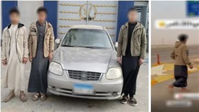 كشف ملابسات حمل شخصين لعلامة طريق ووضعها بسيارة ملاكي.. تفاصيل