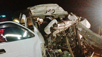 النيابة تامر بسرعة تقرير الطب الشرعي لجثتين بحادث تصادم في المطرية