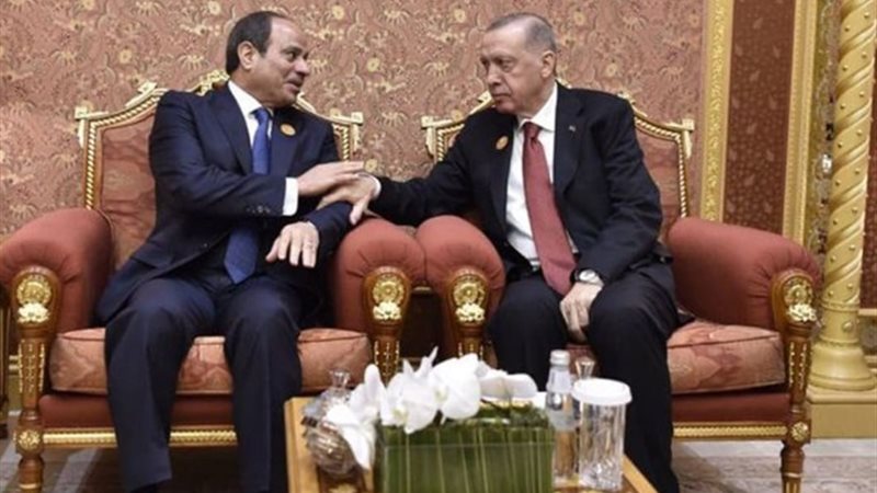 الرئيس عبد الفتاح السيسي ونظيره التركي