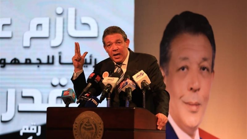 حازم عمر المرشح الرئاسي السابق