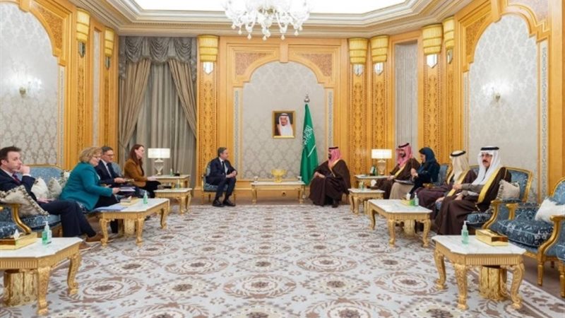 ولي العهد السعودي ووزير الخارجية الأمريكي
