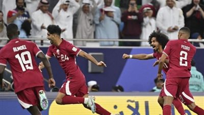 نهائي كأس آسيا 2023، قطر تتقدم في الشوط الأول أمام الأردن بهدف نظيف