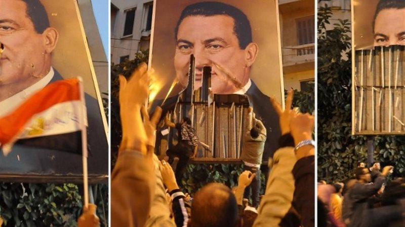 تنحي مبارك
