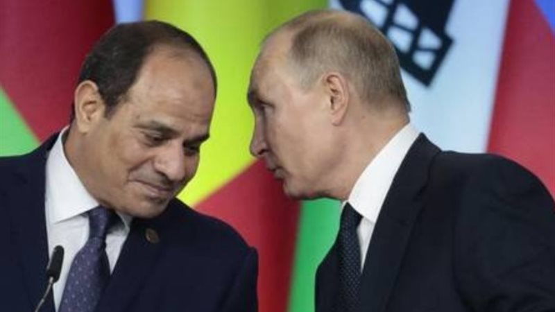 الرئيس السيسي وبوتين وحديث حول مصر وبريكس