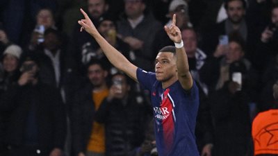 مبابي يعادل رقم محمد صلاح في دوري أبطال أوروبا (فيديو)