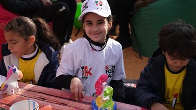 ماراثون «run for Gaza»، على طريقتهم الخاصة.. الأطفال تدعم غزة (صور)