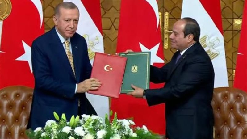 الرئيس عبد الفتاح السيسي والرئيس التركي أردوغان