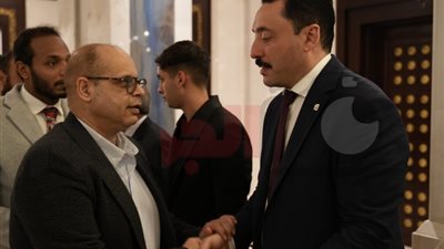 المهندس محمد رزق يتلقى عزاء والده بمسجد الشرطة