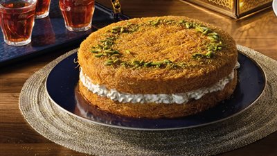 طريقة عمل الكنافة بالمهلبية خطوة بخطوة