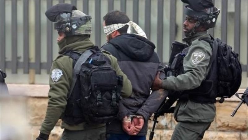 اعتقال الفلسطينين