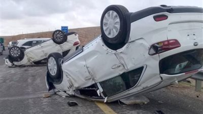 إصابة 8 أشخاص في حادث انقلاب ميكروباص بالإسكندرية