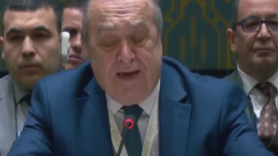 مندوب الجزائر: مجلس الأمن يؤيد العنف ضد الفلسطينيين