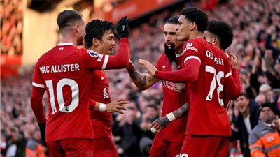 أهداف مباراة ليفربول ولوتون تاون في الدوري الإنجليزي «فيديو»