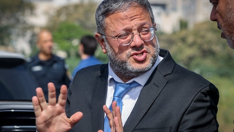 إيتمار بن غفير وزير الأمن القومي لدولة الاحتلال الإسرائيلي