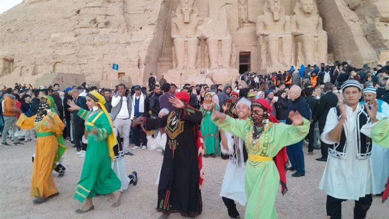 ظاهرة تعامد الشمس على وجه الملك رمسيس الثاني في محافظة اأسو