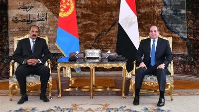 الرئيس السيسي ونظيره الإريتري يبحثان احتواء التصعيد في البحر الأحمر