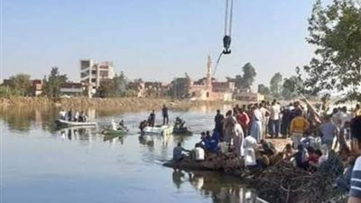 ننشر أسماء ضحايا حادث معدية نكلا في منشأة القناطر