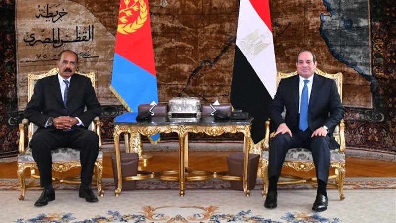 الرئيس السيسي والرئيس الإريتري