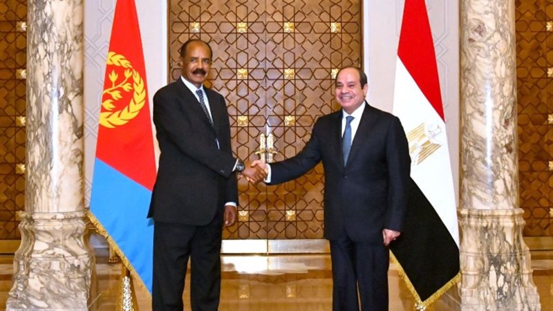 الرئيس السيسي والرئيس الإريتري