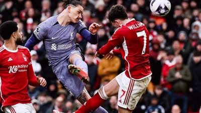 ليفربول يهزم نوتنجهام بالضربة القاضية ويُعزز صدارته للدوري الإنجليزي