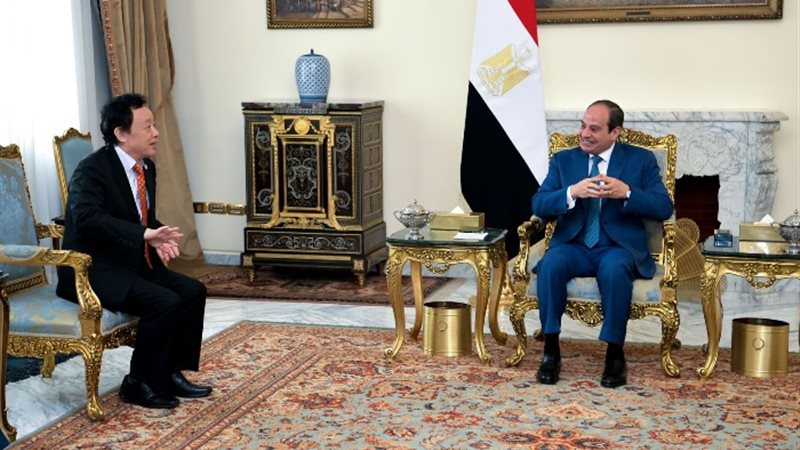الرئيس السيسي ومدير عام الفاو