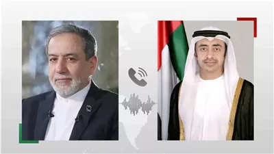 عبدالله بن زايد يتلقى اتصالاً هاتفياً من وزير الخارجية الإيراني 