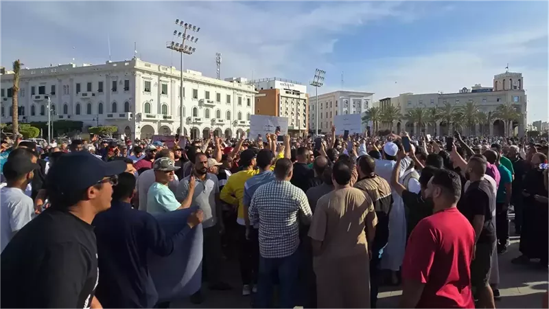 تظاهرة سابقة في ليبيا 