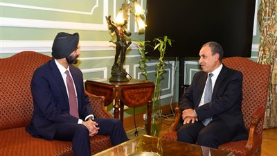 وزير الخارجية يستقبل رئيس مجموعة البنك الدولي لتعزيز التعاون القائم بين مصر والبنك الدولى