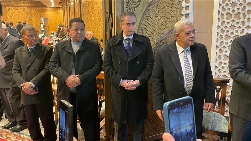 أحمد المسلماني في عزاء فهمي عمر