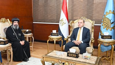 محافظ الغربية يستقبل الأنبا إغناطيوس ويؤكد ترسيخ المحبة بين المواطنين