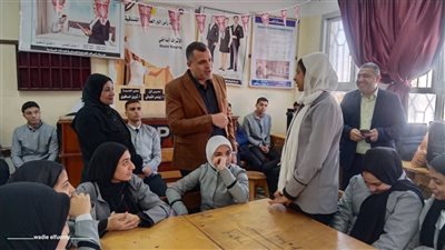 وكيل تعليم دمياط يتابع مستوى التدريب للطلاب بالمدرسة الفندقية لربطه باحتياجات سوق العمل