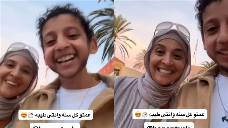 حنان ترك وابن شقيقها
