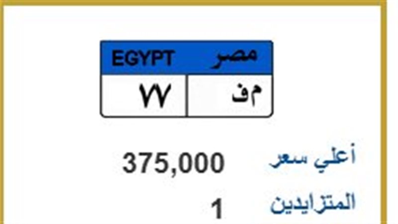 لوحة معدنية مميزة 