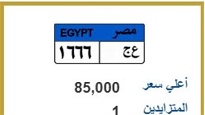 لوحة السيارة 