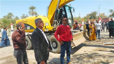 إزالة 15 حالة تعدي واسترداد 22 فدانًا و13 قيراطًا ضمن الموجة 28 باسيوط