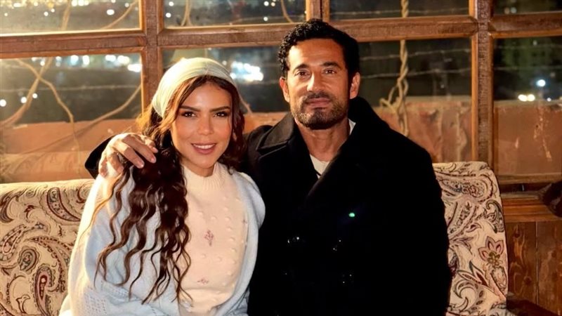 عمرو سعد وناهد السباعي