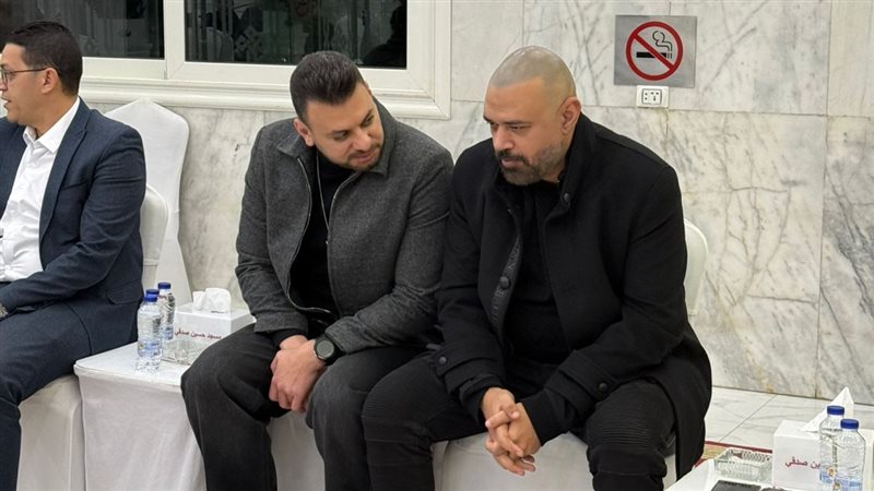 عزاء والد الشاعر ومطرب الراب خالد تاج الدين