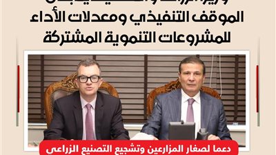 الزراعة والتخطيط تتابعان ربط المشروعات الزراعية بمبادرة حياة كريمة لدعم الفلاح