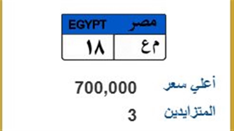 لوحة معدنية مميزة 