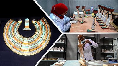 داخل أكبر مصنع للمستنسخات الأثرية.. عالم خفي يعيد إحياء آثار الفراعنة