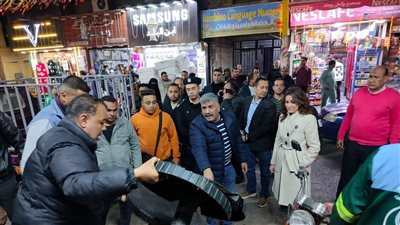 جولة ليلية لنائب محافظ الجيزة بحي الدقي لمتابعة مستوى النظافة ورفع الإشغالات