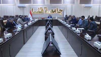 انعقاد اللجنة التنسيقية للخدمات المقدمة من جامعة قنا للجامعة الأهلية