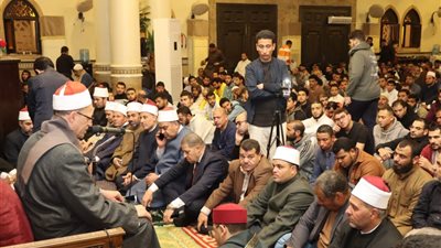 الأوقاف تحتفل بليلة 27 رمضان بمسجد الرضا شرق النيل ببني سويف