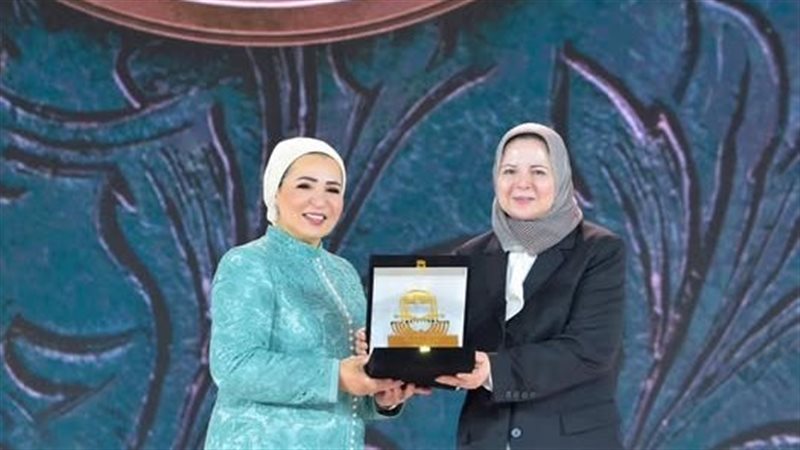 لحظة التكريم 