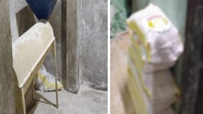 ضبط منخل غير مرخص بالجيزة لإعادة تعبئة الدقيق البلدي المدعم وبيعه بالسوق السوداء