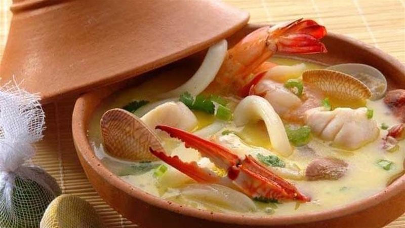  شوربة السي فود بالكريمة