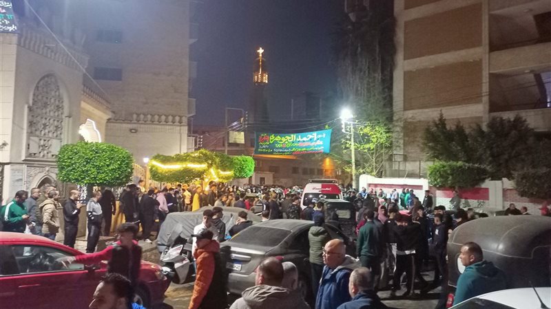 صورة من أمام مسجد الشعراوي 